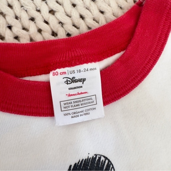 Hanna Andersson Mickey Mouse Disney Pajama Toddler Set 18-24 Months - Picture 3 of 3